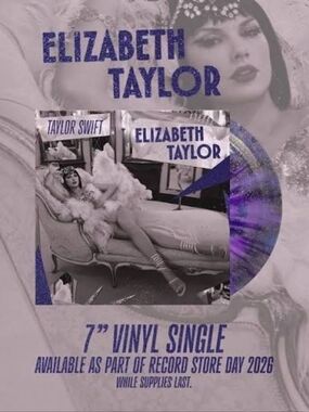 Taylor Swift Elizabeth Taylor 7" Vinyl